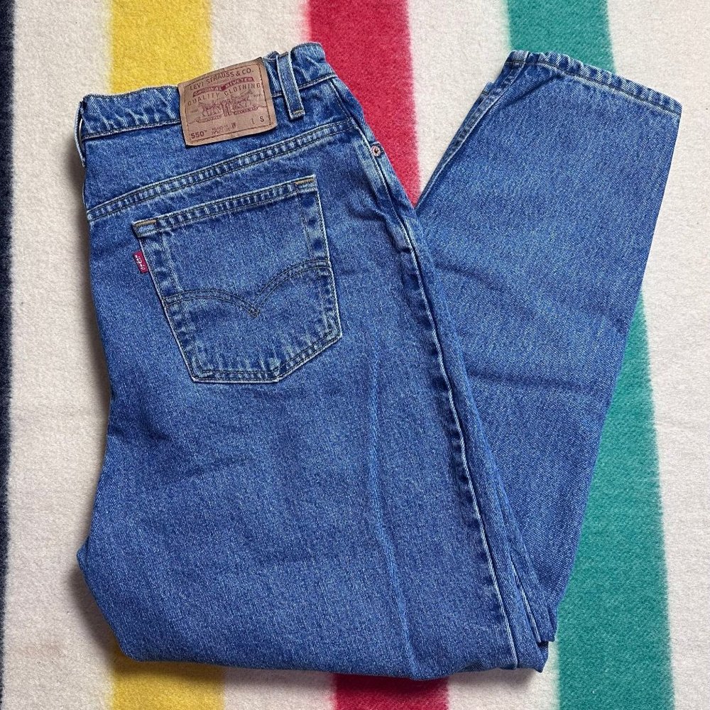 Vintage 1990s Levi’s 550 Red Tab Jeans, Women’s Size 16, 36"x29", Relaxed Fit